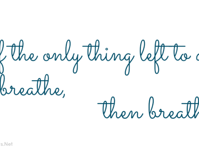 Just Breathe